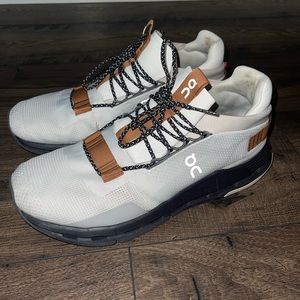 Mens On Cloudnova White Pecan